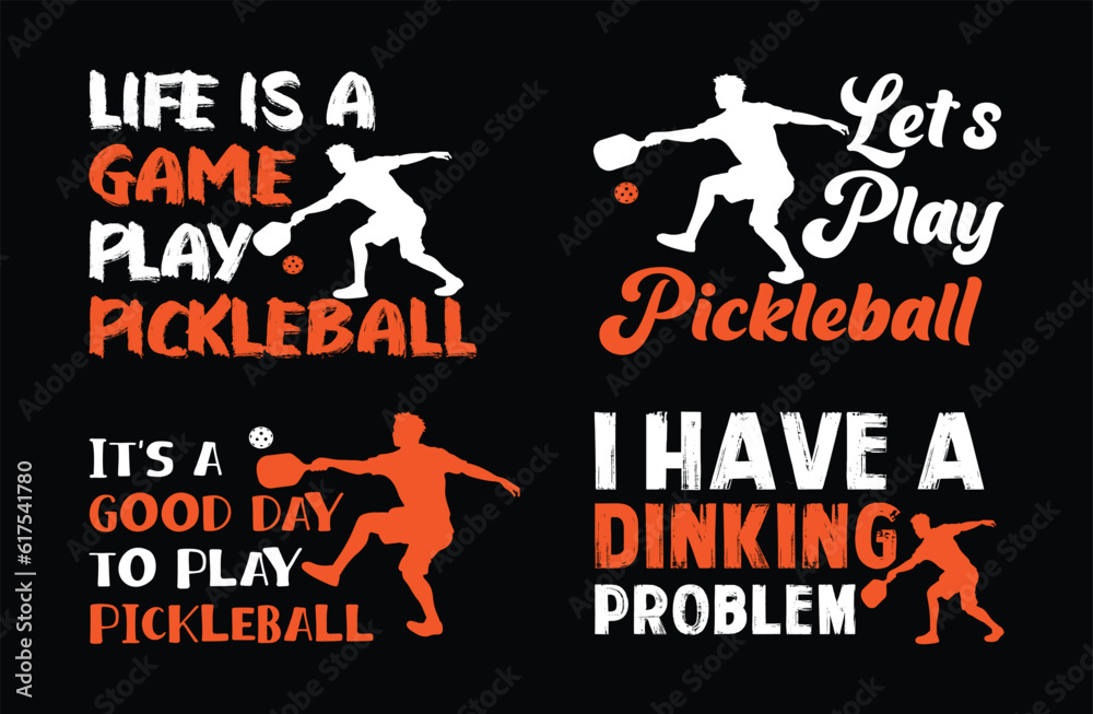 Pickleball T shirt Design Bundle, Vector Pickleball T shirt design, Pickleball shirt, Pickleball typography T shirt design Collection Pickleball T shirt Design Bundle, Vector Pickleball T shirt design, Pickleball shirt, Pickleball typography T shirt design Collection