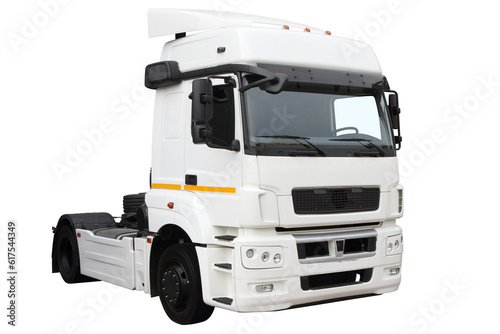 Modern truck, isolated on white background. © Designpics