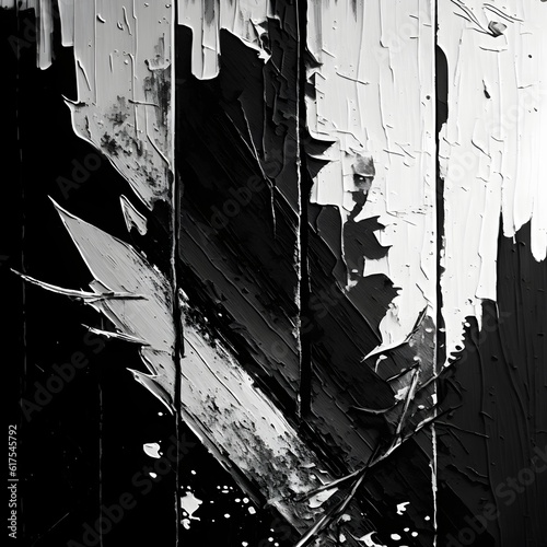 black and white pallet knife  photo