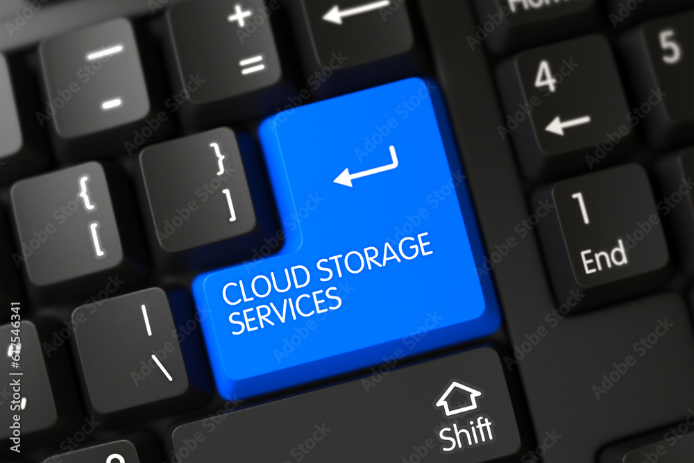 Keypad Cloud Storage Services on Modern Keyboard. 3D. Keypad Cloud Storage Services on Modern Keyboard. 3D.