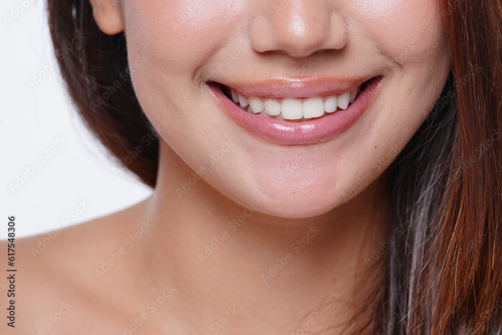 Woman model cosmetic skin teeth healthy concept Woman model cosmetic skin teeth healthy concept