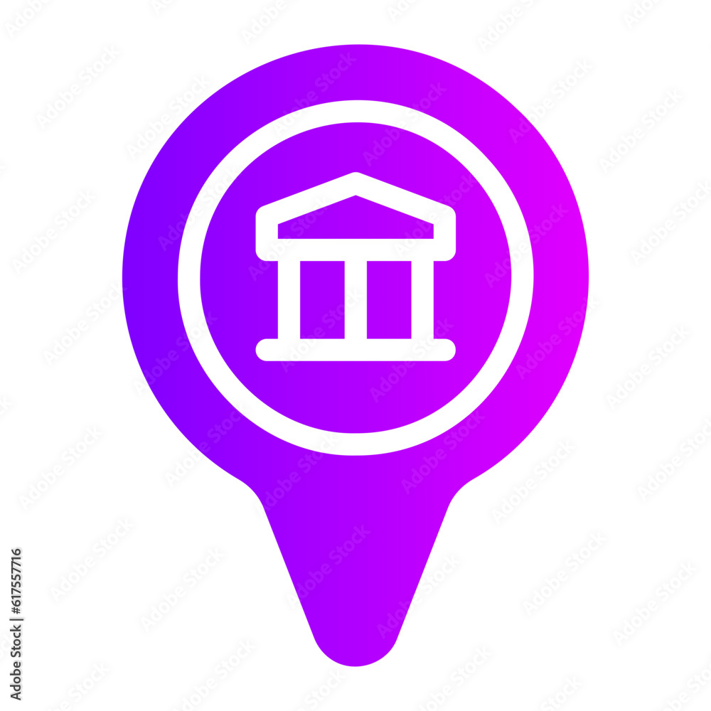 location gradient icon location gradient icon