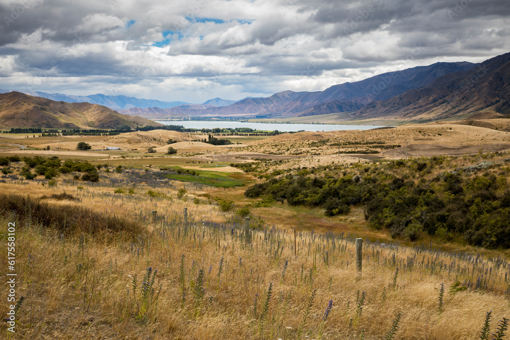 An image of the Lake Pukaki in New Zealand An image of the Lake Pukaki in New Zealand