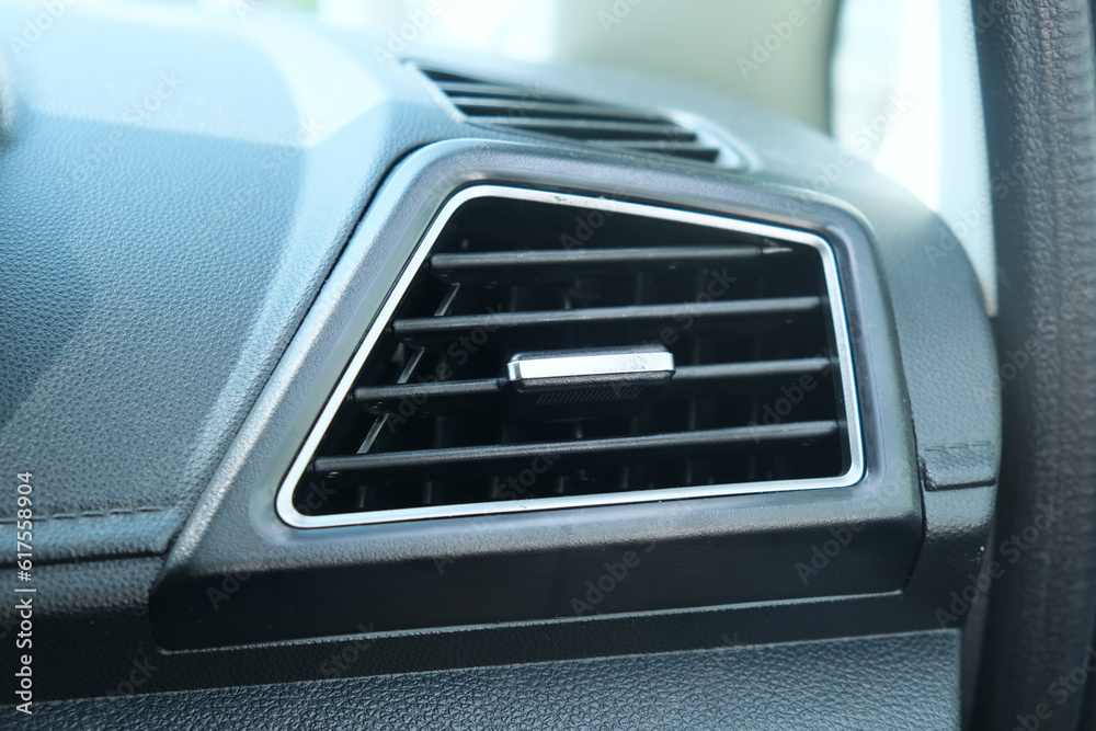 A picture of car air conditioner  during day time