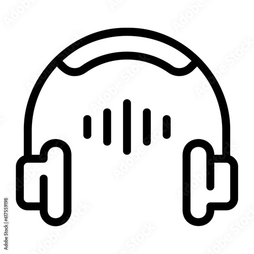 audio guide line icon