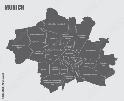 Munich city map