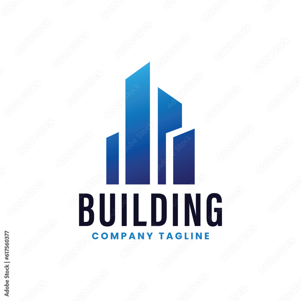 Vector elegance building logo design template illustration