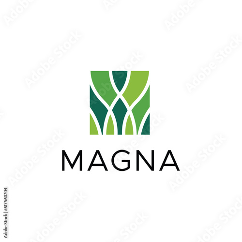 Vector nature and organic logo design template