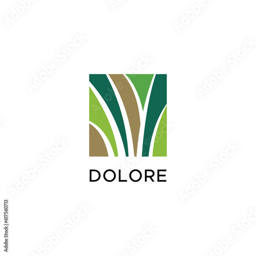 Vector nature and organic logo design template