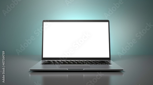 laptop without screen, white screen