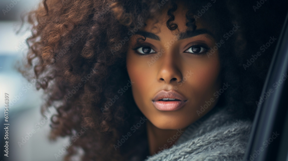 adult female, 20s 30s, in car in drivers seat, parked, brown dark hair, medium dark tan skin tone, fictitious place, waiting and hopeful or hesitant and nervous adult female, 20s 30s, in car in drivers seat, parked, brown dark hair, medium dark tan skin tone, fictitious place, waiting and hopeful or hesitant and nervous