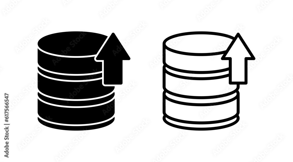 Database icon vector. server icon. storage Database icon vector. server icon. storage