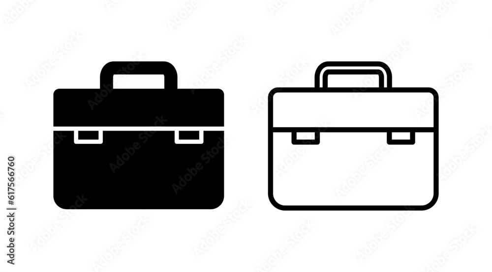 Briefcase icon vector. Portfolio vector icon. suitcase icon Briefcase icon vector. Portfolio vector icon. suitcase icon