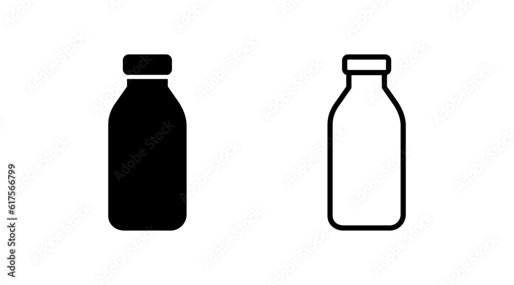 bottle icon vector. bottle icon in trendy flat design bottle icon vector. bottle icon in trendy flat design