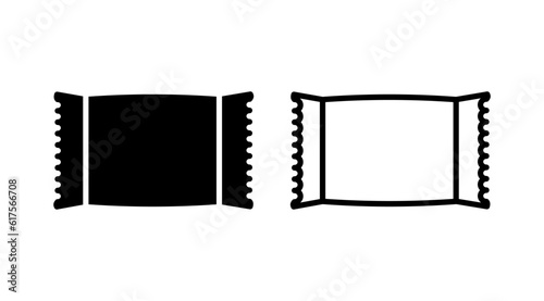 Candy icon vector. candy vector icon