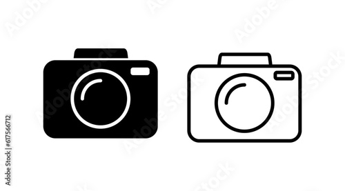 Camera Icon in trendy flat style isolated. Camera symbol web site design