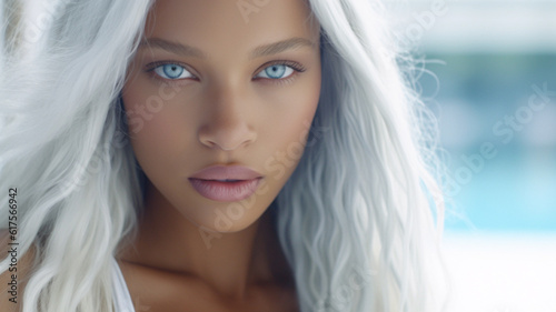 young adult woman, 20s, cau...