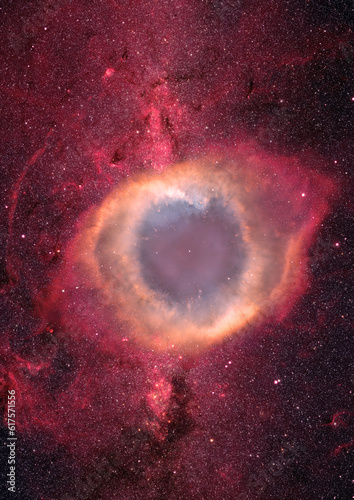 Fototapeta Naklejka Na Ścianę i Meble -  Star field in space a nebulae and a gas congestion. 