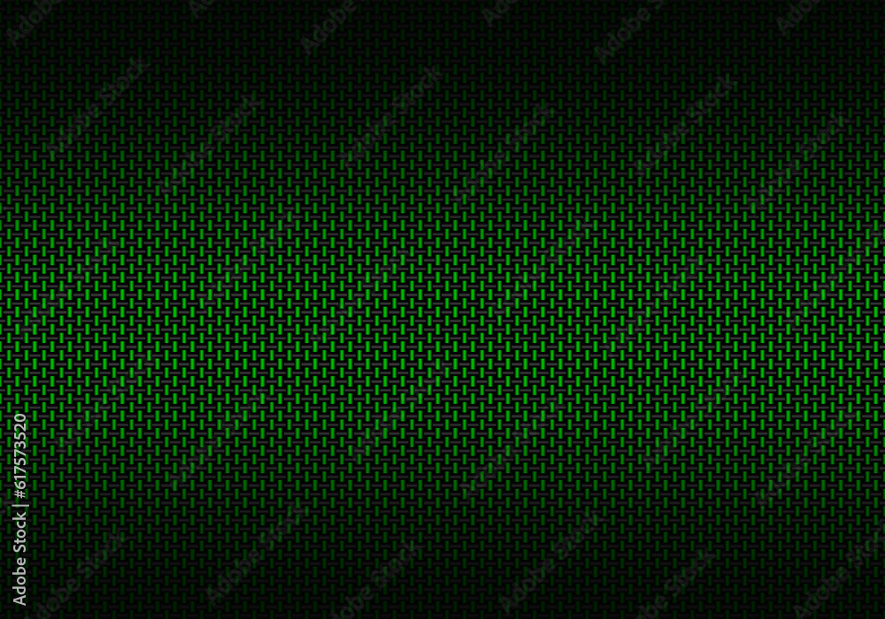 Abstract modern green carbon fiber textured material design for