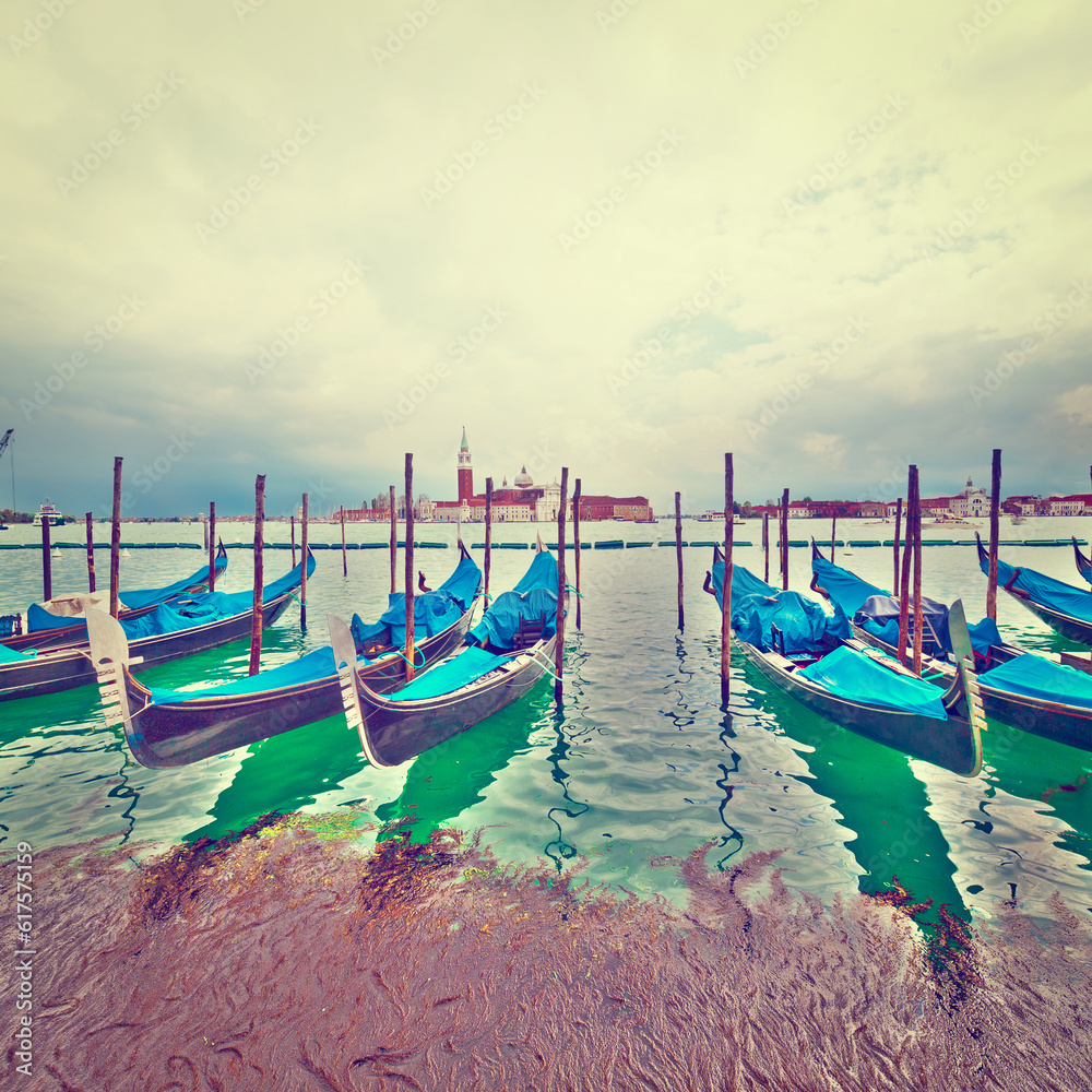 View of San Georgio Maggiore Island in Venice, Instagram Effect