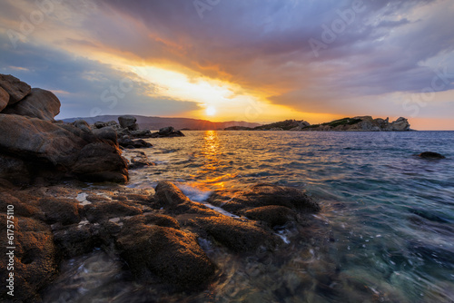 sunrise in Ammouliani Island  Chalkidiki  Northern Greece