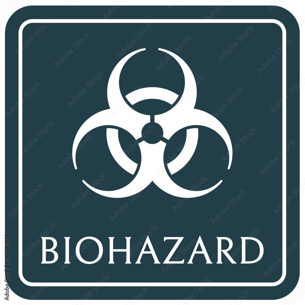 Biohazard warning sign and labels Biohazard warning sign and labels