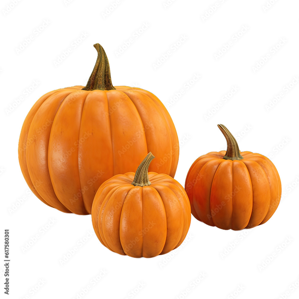 Pumpkin fresh ripe