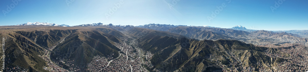 Ciudad La Paz, Zona Norte, Cordillera Oriental, Andes Centrales Bolivianos 