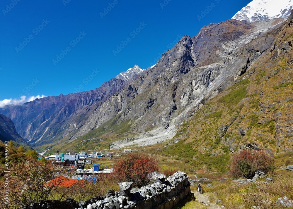 Obraz premium Trip to Langtang circuit