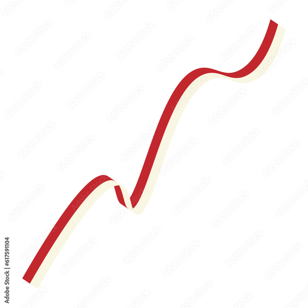 Indonesia Flag Ribbon Indonesia Flag Ribbon