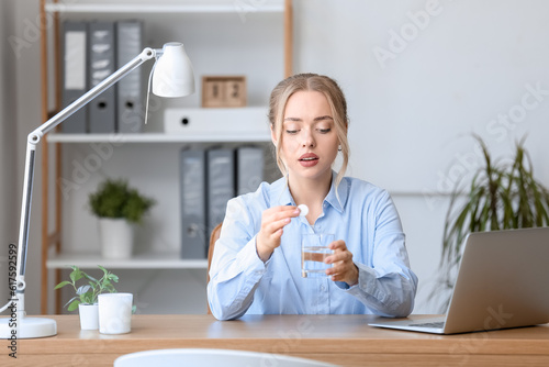 Young businesswoman with so...