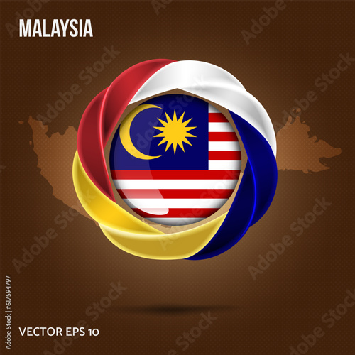 Flag Malaysia pin 3d Design Free Download Flag Malaysia pin 3d Design - GFXLoad