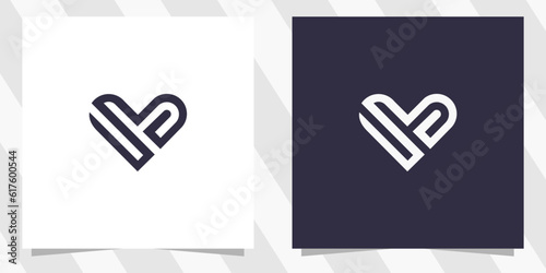 letter sg gs with love logo design