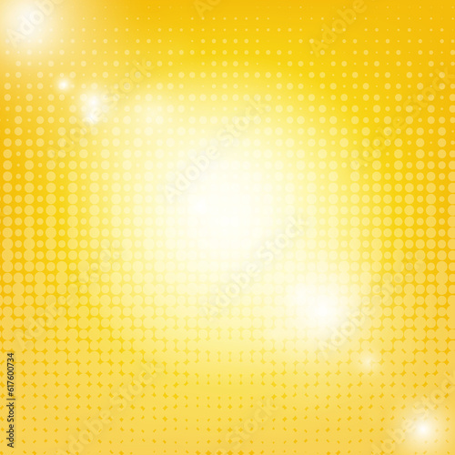Sun Background With Blur With Gradient Mesh  Vector Illustration