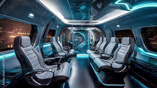 Immersed in Innovation: Experiencing the Futuristic Interior of the Autonomous Electric Vehicle Cabin