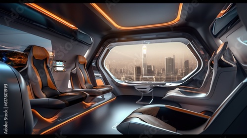 Smart Technology and Ambient Lights: Enhancing the Interior of the Autonomous Electric Vehicle Cabin © shahzaib
