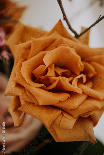warm wedding bouquet flowers