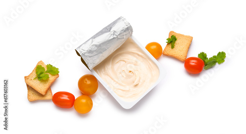 Cream cheese spread contain...