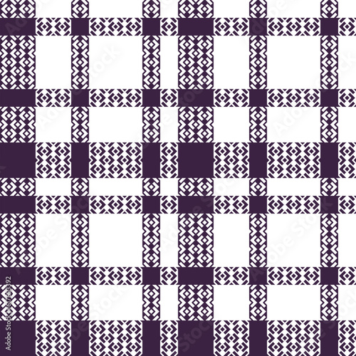 Tartan Plaid Vector Seamless Pattern. Abstract Check Plaid Pattern. Template for Design Ornament. Seamless Fabric Texture.
