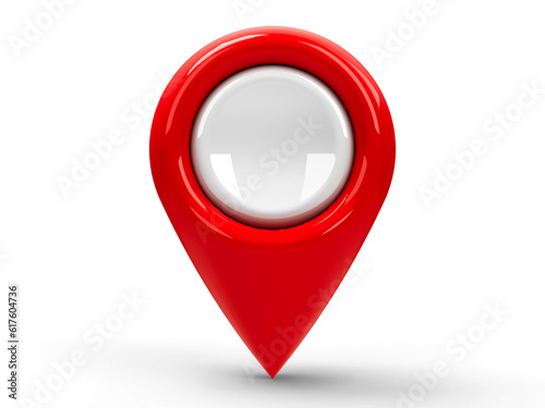 Red map pointer isolated on white background, three-dimensional rendering, 3D illustration Free Download Red map pointer isolated on white background, three-dimensional rendering, 3D illustration - GFXLoad