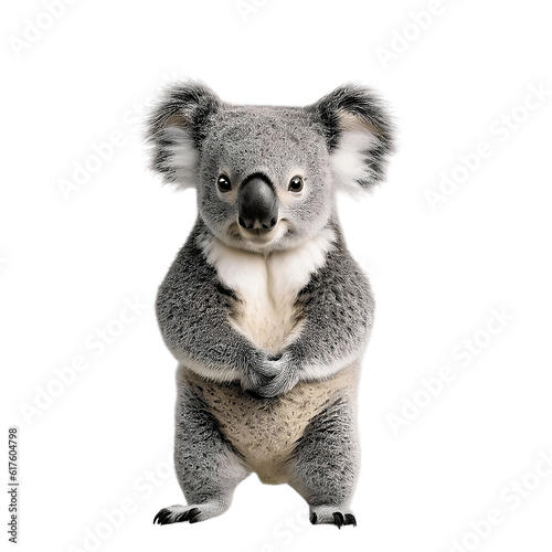 koala cute transparent background. generative AI