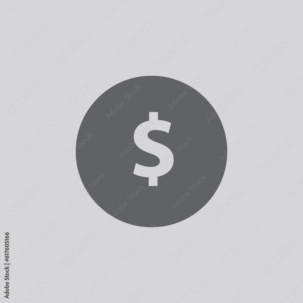 Outline Coins Icon isolated on grey background. Line money symbol for web site design, logo, app Editable stroke. Vector illustration Outline Coins Icon isolated on grey background. Line money symbol for web site design, logo, app Editable stroke. Vector illustration