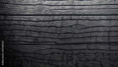 True Black wood texture. True Black background, background, True Black wooden plank background,AI generated, 
