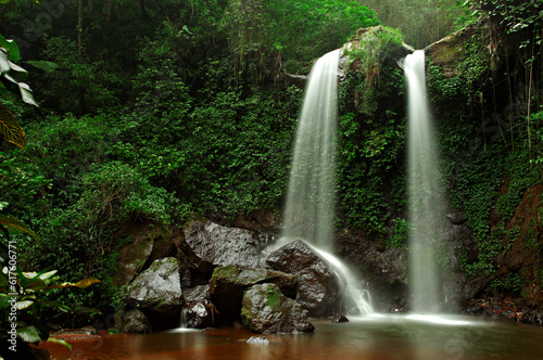 Grenjengan Kembar waterfall is located at magelang Regency as a tourism destination.