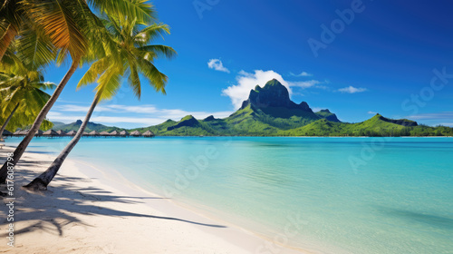 Beach in Bora Bora, French Polynesia