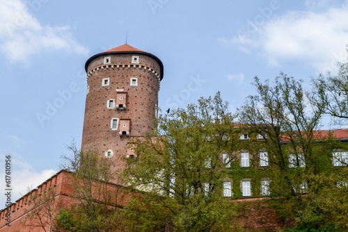 Krakow Poland May 03, 2021 The Castle at Wawel