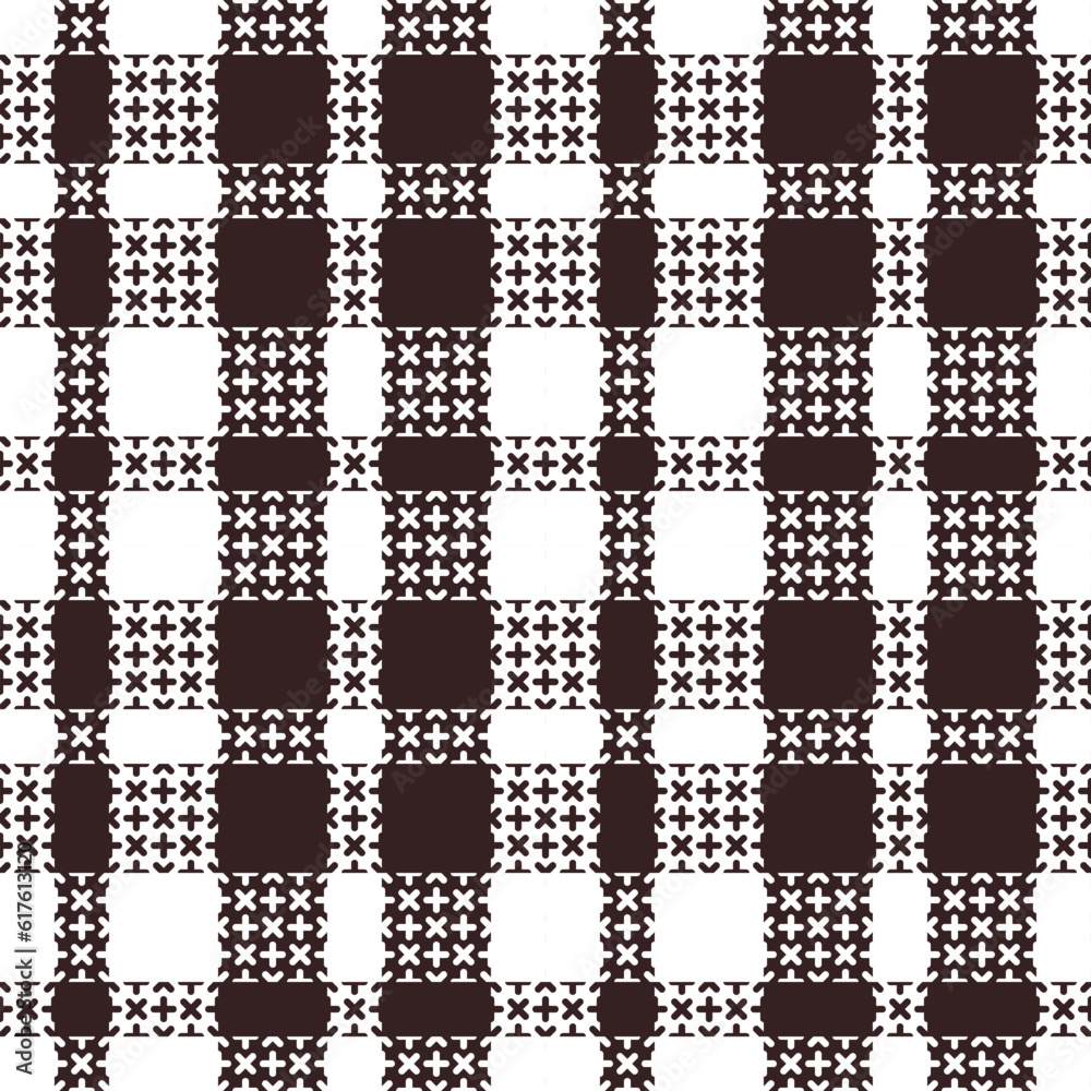 Tartan Plaid Pattern Seamless. Plaids Pattern Seamless. Template for Design Ornament. Seamless Fabric Texture. Vector Illustration