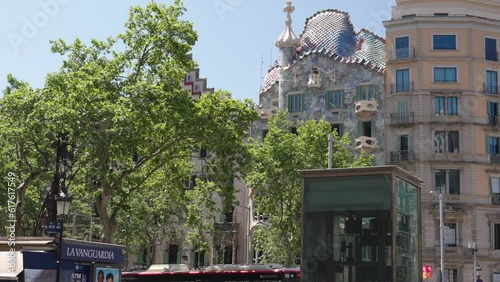 Casa Batllo by Gaudi in Barcelona photo