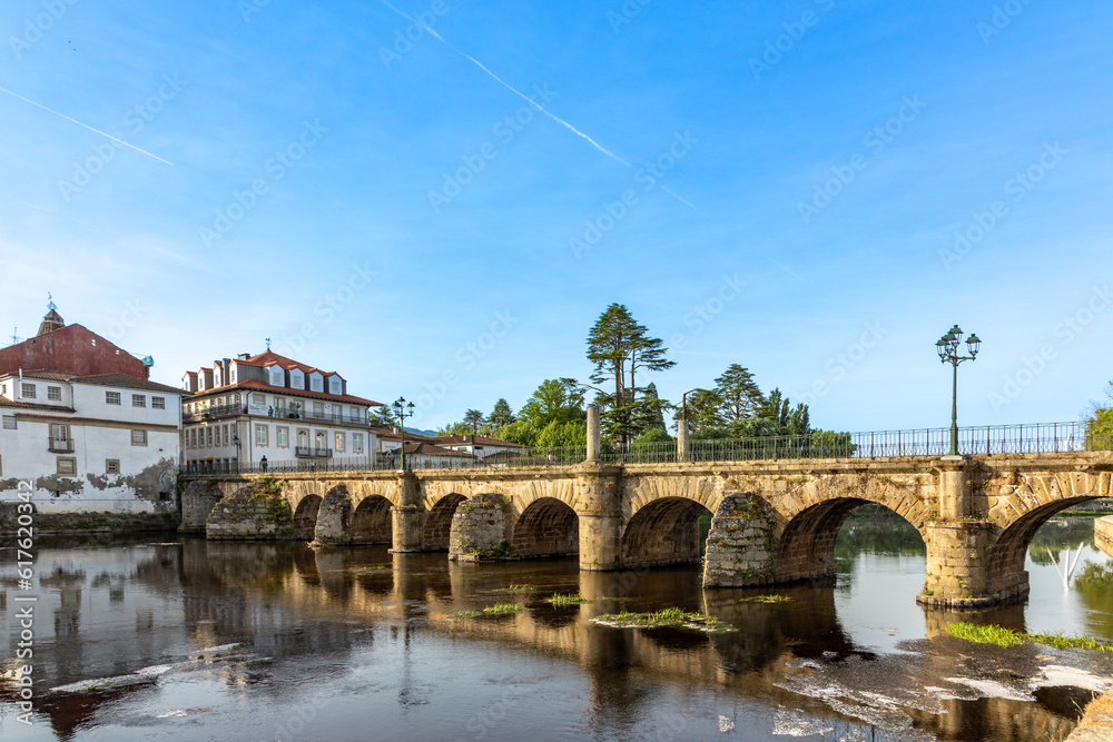 Roman bridge on Chaves,Portugal