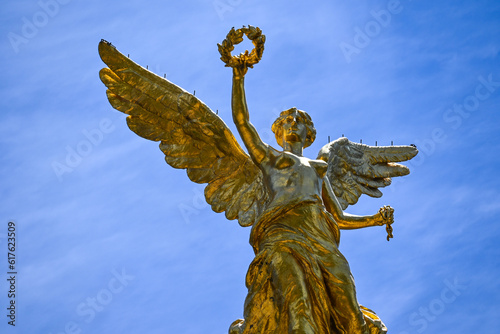 The Angel of Independence against the sky in Mexico City, Mexico. photo